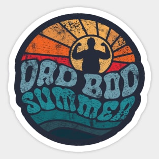 Dad Bod Summer Sticker